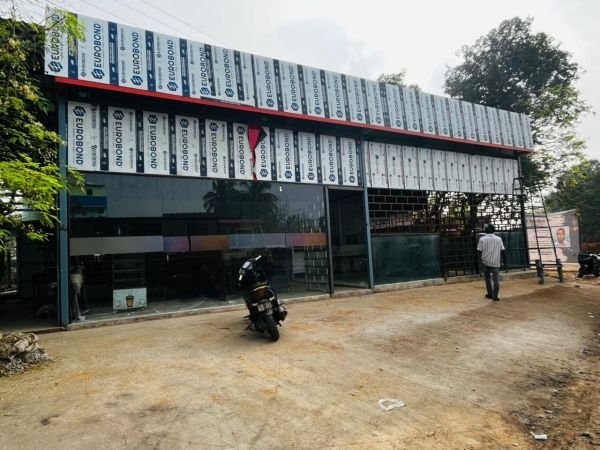 Complete shop branding with signage and facade work completed by RP Signage in Chennai