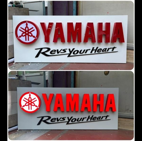 ACP name board project installed at a commercial establishment in Chennai
